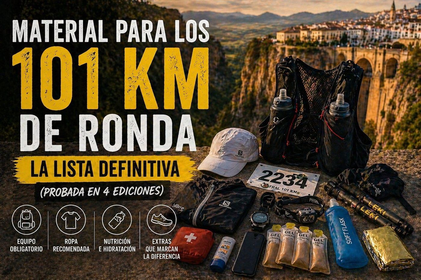 Material obligatorio para los 101 KM
