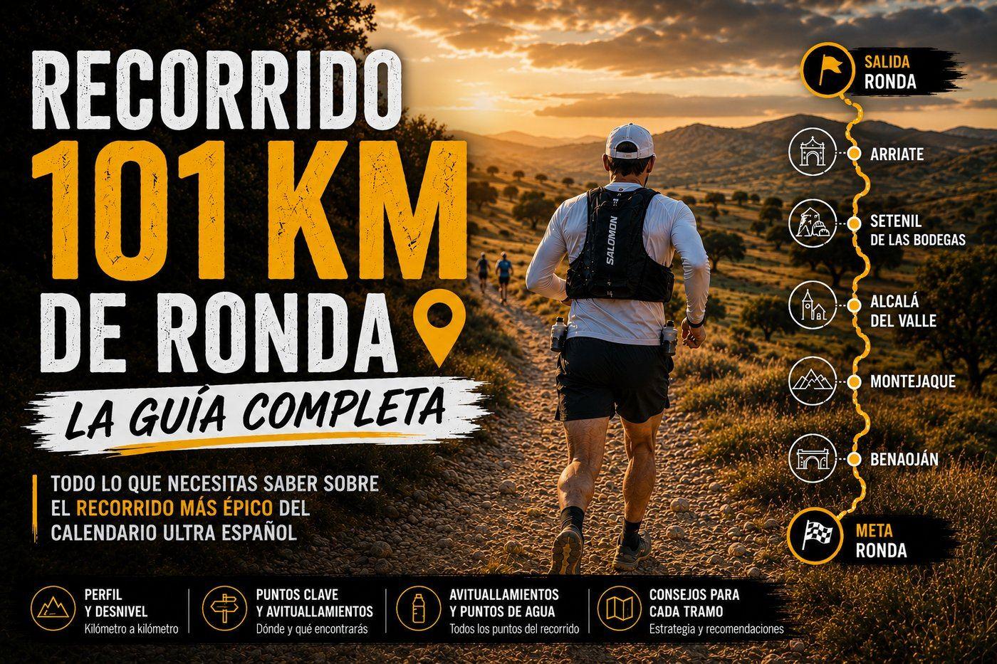 Recorrido de los 101 KM de La Legión